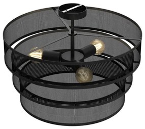 Lustră aplicată GLUM 3xE27/60W/230V neagră