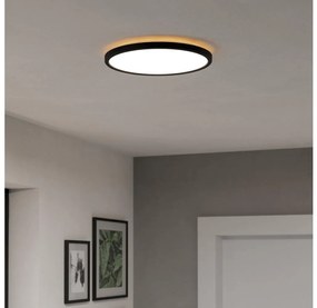 Eglo 901438-LED Plafonieră baie ROVITO 13,9W/230V pr.30cm IP44 negru
