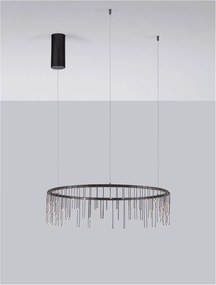 Lustra LED design ambiental deosebit Stellar 65cm
