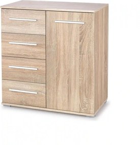 Comoda Lima KM2,  stejar sonoma, PAL, 77x40x82 cm