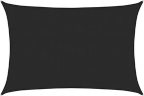 vidaXL Parasolar, negru, 3x5 m, HDPE, 160 g/m²