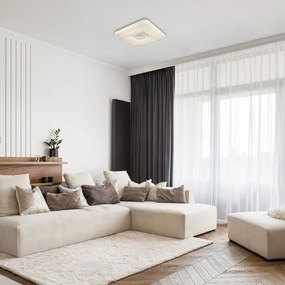 Plafoniera LED cu telecomanda design modern Tayla 44cm