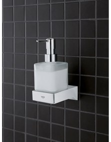 Suport pentru pahar sau dozator sapun Grohe Selection Cube, crom