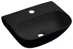 Chiuvetă mică pentru WC neagră din ceramică 42x29 cm Nerissa – Sapho