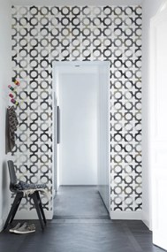 Fototapet, Patchwork Play, Grey, repetitiv, Rebel Walls
