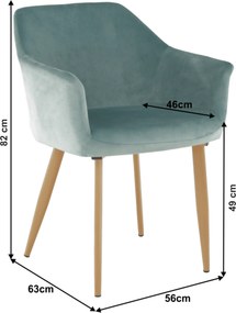 Scaun, material mentă / fag, ODOVEL