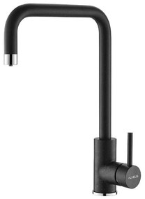 Baterie de chiuvetă ALVEUS 1139812 DUAL 37 cm negru