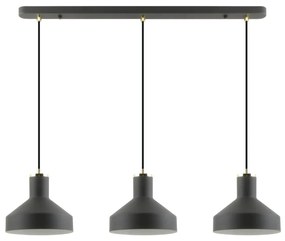 Lustra cu 3 Pendule metalice design modern SIGMA