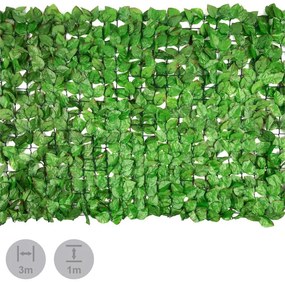 Fency Bright Leaf, verde deschis, fag, gard - protecție împotriva vântului 300 x 100 cm