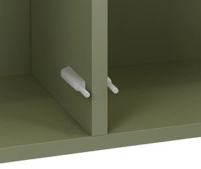 Boxie 2 uși dulap de perete 80x80x37 cm verde