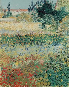 Vincent van Gogh - Artă imprimată Garden in Bloom, Arles, July 1888, (30 x 40 cm)
