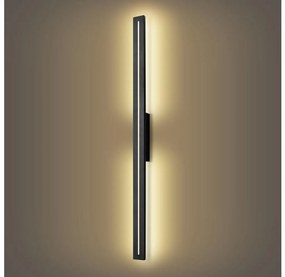 Brilagi - Aplică LED de exterior LINEO LED/24W/230V 3000K IP65 negru