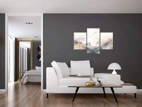 Tablou - Munte abstracție cu textura de marmură (90x60 cm)