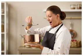 Oală cu capac din oțel inoxidabil/din cupru 3 l adecvată pentru plita cu inducție – Blomsterbergs