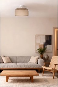 Brilagi - Lustră aplicată PADOVA 1xE27/60W/230V Ø 40 cm bej