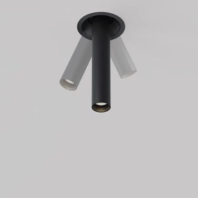 Spot LED incastrabil rotativ retractabil Focus T negru