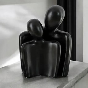 Decorațiune de masă, 20 x 5,5 x 14,5 cm, neagră