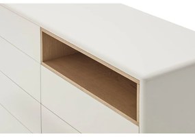 Comodă crem 120x90x40 cm Corvo – Teulat