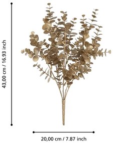 Floare artificială Eglo 428354 MIADOL 43 cm auriu