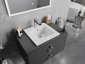 Mexen Atena chiuvetă încastrată în blat 41 x 41 cm, albă - 25014100