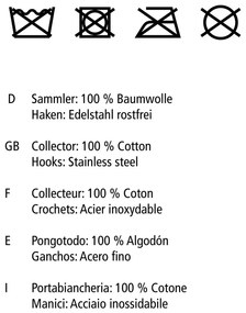 Coș de rufe suspendat Door Laundry, bej, 65 l