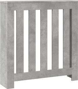 vidaXL Mască pentru calorifer, gri beton, 78x20x82 cm, lemn prelucrat