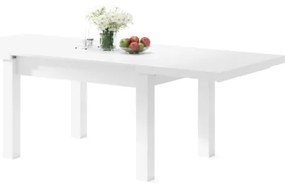 Masă extensibilă RALF albă pentru 12 persoane