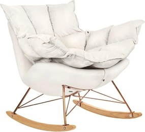 Scaun balansoar SWING VELVET bej