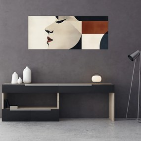 Tablou - Femeie din profil (120x50 cm)