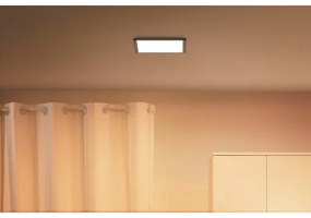 WiZ - Plafonieră LED SUPERSLIM dimabilă 12W 230V negru Wi-Fi