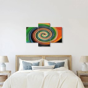 Tablou abstract - spirala colorata (90x60 cm)