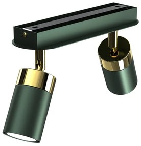 Spot Brilagi POKER 2xGU10/25W/230V verde