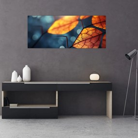 Tablou - Textura frunzelor (120x50 cm)