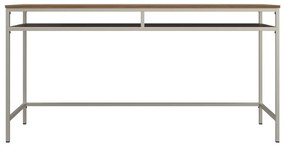 Birou cu blat cu aspect de lemn de nuc 51x153 cm Bradford – Støraa