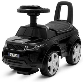 Mașinuță Baby Mix pentru copii SUV Prime, pieleecologică neagră