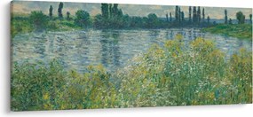 Tablou - Claude Monet, Banks of the Seine, reproducere (120x50 cm)