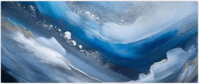 Tablou - Abstractizarea oceanului (120x50 cm)