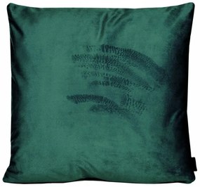 Husa de perna decorativa VELVET 40x40 cm, verde inchis
