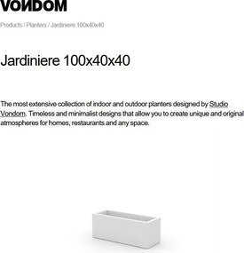 Ghiveci plante design decorativ modern exterior / interior JARDINIERE 100x40x40cm