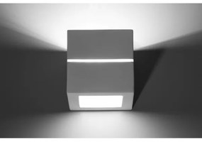 Aplică perete LEO LINE 1xE27/60W/230V alb