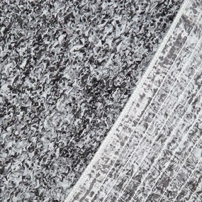 Huse bielastice MARMO gri fotoliu cu manere de lemn (l. 40 - 70 cm)