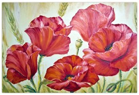 Tablou - Mac - flori (90x60 cm)