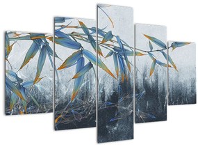 Tablou - Bambus pe perete (150x105 cm)