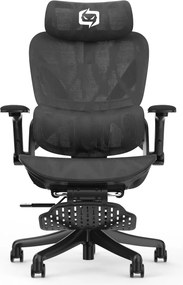 Scaun Ergonomic Premium Gaming & Office SIHOO X7S-101-JT– Xallking Dundun – Suport lombar reglabil, Șezut cu Translație, Cotiere 3D, Tetiera 3D, Mecanism de Înclinare/Blocare în 3 poziții, Suport picioare, Mesh, Negru