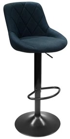 Scaun tip bar Teken (albastru închis + negru) . 1116526