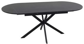 Masă de bucătărie Maxwell II 140 x 80 cm, negru