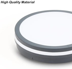 Corp de iluminat LED de exterior cu senzor Brilagi BENE LED/24W/230V d. 26 cm IP54