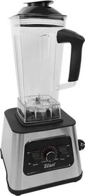 Blender inox Zilan ZLN2785, Vas din sticla 2L, 15 trepte viteza + pulse, Putere 1100W