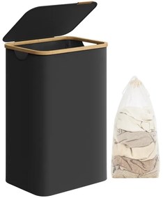 Coș pentru rufe TATE, negru