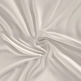 Kvalitex Cearșaf Satin cu bandă elastică alb , 180x 200 cm, 180 x 200 cm